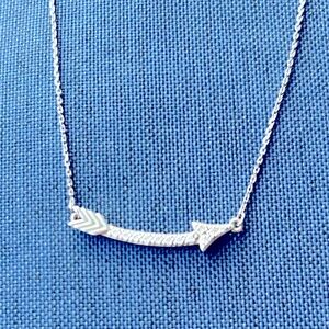 Touchstone Crystal By Swarovski Zirconia Sterling Silver Necklace